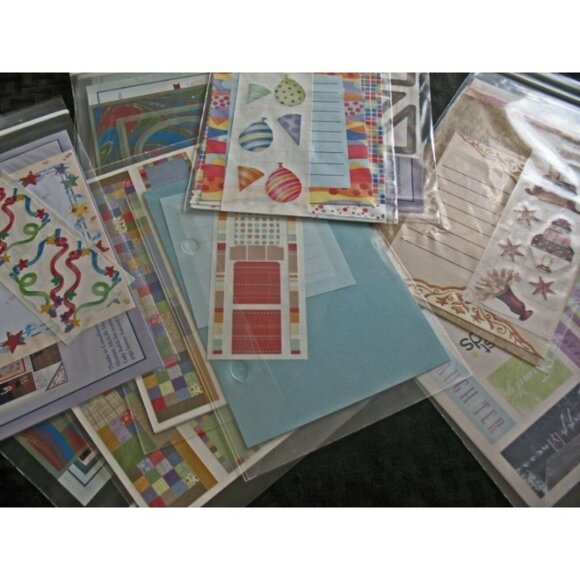 Lot of 28  Creative Memories TTY Page Completion Kits, Stickers, etc ALL NIP - Picture 5 of 8